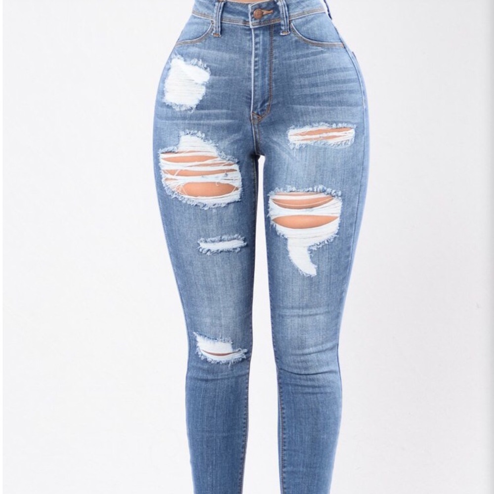 Fashion novas heavy lifting jeans